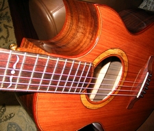 Kronbauer Redwood/Claro Walnut Mini Jumbo Handmade Guitar